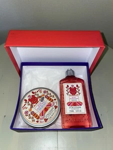 L'occitane Rose PECHE DE VIGNE shower gel 250ML and body cream 125ML - FREE P&P - Picture 1 of 4