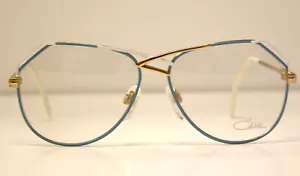 Cazal Vintage Eyeglasses - NOS - Model 229- Col. 343 - Gold, Blue, White - Picture 1 of 8