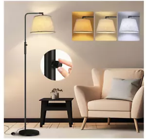 LED Stehlampe Stehleuchte Design Leselampe Standleuchte Wohnzimmer, Dimmbar - Bild 1 von 8