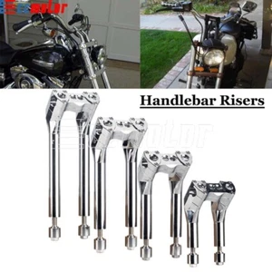 6" 8" 10" 12" Handlebar Riser For Harley Sportster XL Touring Club Style 1" Bar - Picture 1 of 28