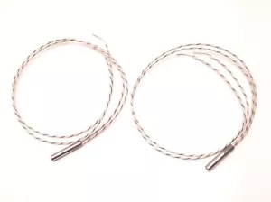 Lot of 2 Watlow E1A66-E18H Cartridge Heater 1/4" Dia, 1" Sheath, 100W 240v, 18" - Picture 1 of 4