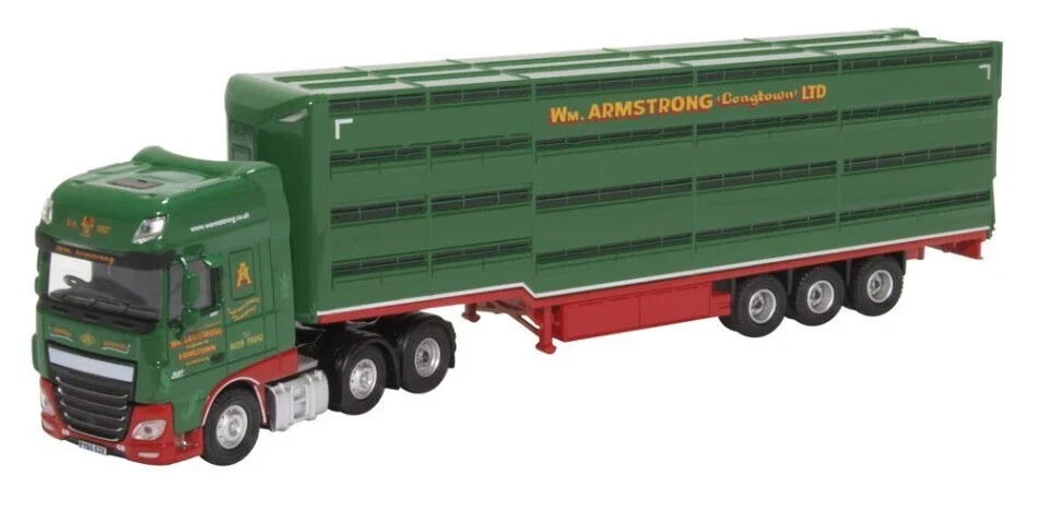 BILICO TRASPORTO BESTIAME DAF XF WILLIAM ARMSTRONG LIVESTOCK 1:76 - Immagine 1 di 1