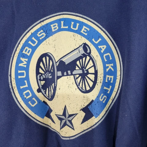 Reebok NHL Columbus Blue Jackets Cannon Long Sleeve Officially Licensed XL Cover