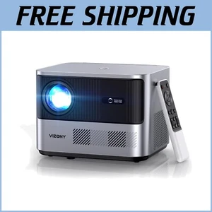 Portable 4K Support Projector - 800 ANSI FHD 1080P WiFi & Bluetooth Connectivity - Picture 1 of 11