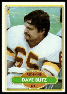 1980 Topps #499 Dave Butz RC Washington Redskins - Picture 1 of 2