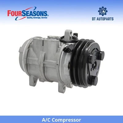 For 1981-1991 Dodge D150 A/C Compressor 4 Seasons 1982 1983 1984 1985 1986 1987 - Image 1 of 4