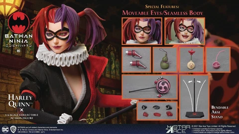 Star Ace Toys Ninja Batman - Harley Quinn DLX 1/6 Scale Action Figure Cover