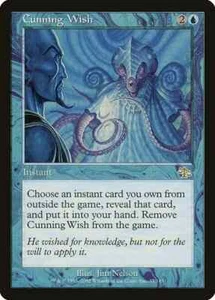 CUNNING WISH Judgment MTG Blue Instant RARE - Picture 1 of 1