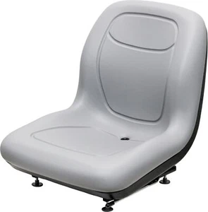 Ford New Holland Gray Skid Steer Seat Fits LS120 LS125  LS140 LS150 LS160 etc - Picture 1 of 3