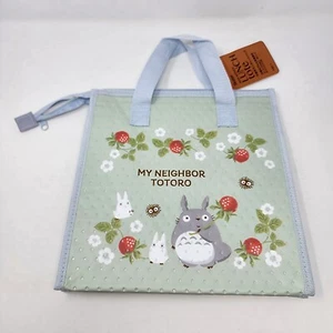 Studio Ghibli Totoro Lunch Bag Zipper Insulated Tote New Japan - Picture 1 of 5