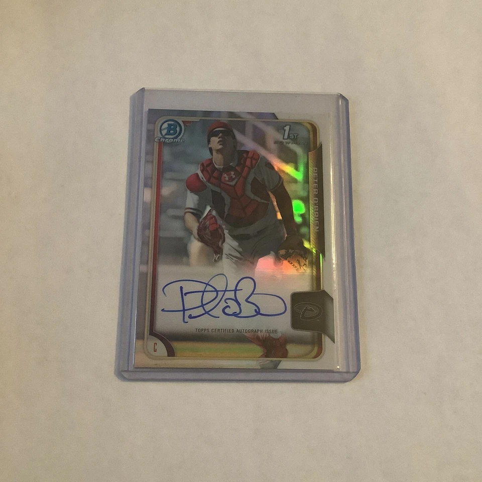 F104,264  2015 Bowman Chrome Prospect Autographs Refractors Peter O'Brien/499 - Image 1 of 1