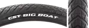 CST Big Boat Tire 26x2.4 Wire Bead Black Bike Tire - Picture 1 of 1