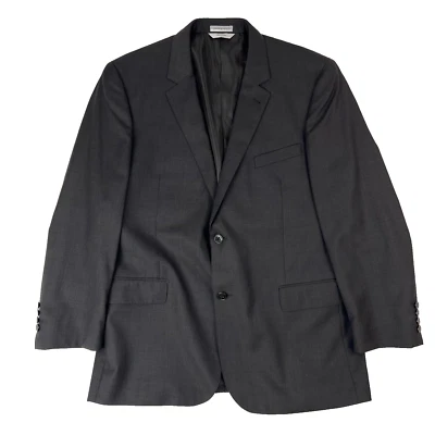 Blazer Abrigo Deportivo de Lana Jhane Barnes Marrón 2 Botones/Ventilación Para Hombre Talla 44R Foto 1 de 4
