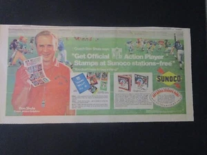 Don Shula Sunoco Sunday Comic Ad 1972 MIAMI DOLPHINS - Bild 1 von 1