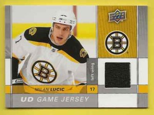 2009-10 Upper Deck UD Game Jersey Milan Lucic