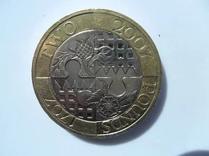 2007 £2 MÜNZE UK ZWEI PFUND BIMETALL 300 JAHRE JUBILÄUM AKT DER UNION 1707 TERCEN - Bild 1 von 11