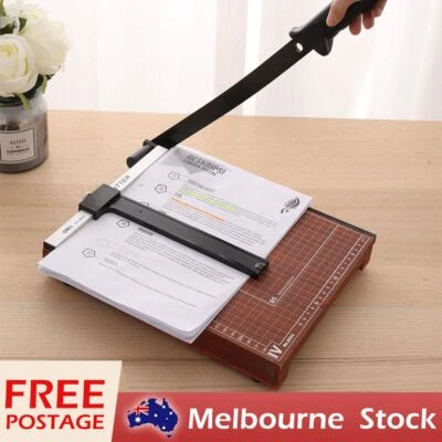 DELI Heavy Duty A4 Paper Cutter Guillotine Trimmer B7 Photo Page  Knife 12 Sheet - image 1 of 4