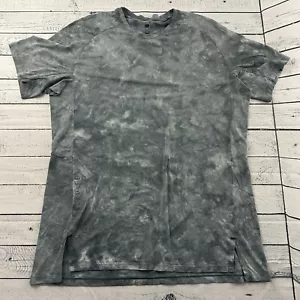 Camisa deportiva Lululemon manga corta teñida de pigmento para hombre XL gris - Imagen 1 de 6