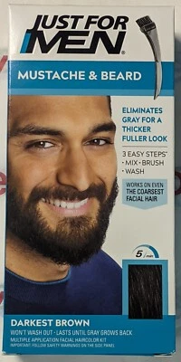 Bigote y barba Just For Men marrón oscuro M 50 nuevo Foto 1 de 4