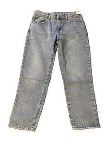 Girl's Gap Kids High Rise, Boyfriend Fit Stretch Light Wash Jeans Size 14 R NWT - Picture 1 of 3