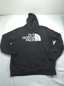 The North Face Hoodie Mens Extra Large Black Sweatshirt Sweater Pullover Fleece  - Picture 1 of 8