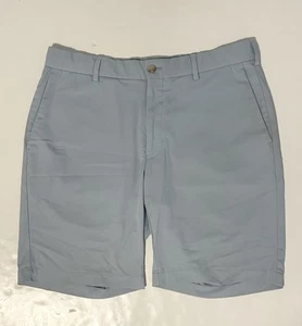 Peter Millar Crown Crafted Shorts Mens 32 Blue Nylon Performance Stretch Golf 9” - Imagen 1 de 15