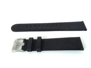 Original Ersatzarmband für Braun Armbanduhr AW10EVO-B, Leder, Schwarz, 69030 - Bild 1 von 5