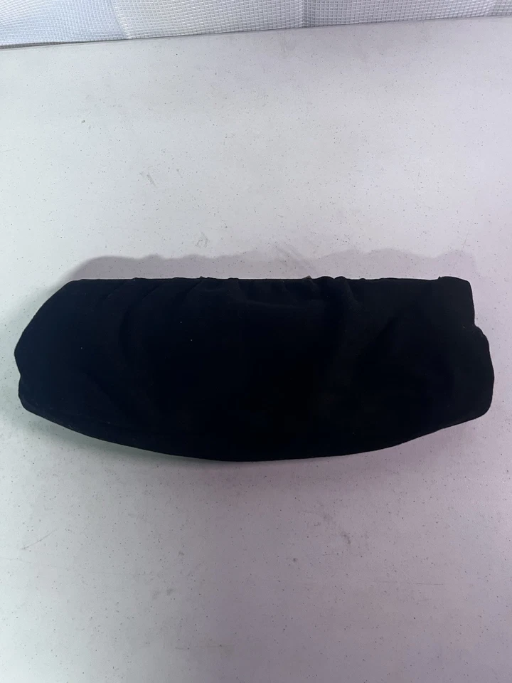 Bolso clutch vintage negro con espejo (herrajes dorados) Foto 1 de 4