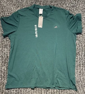 Camiseta Adidas Para Hombre Talla 2XL Verde Eje M Camiseta Manga Corta Cuello Redondo Pullover - Imagen 1 de 11