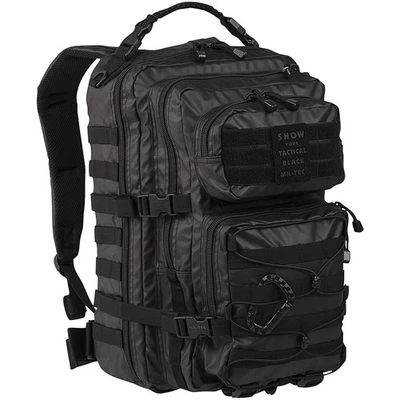 Mil-Tec US Assault Pack large tactical black schwarz Armeerucksack 36 L Rucksack - Bild 1 von 2