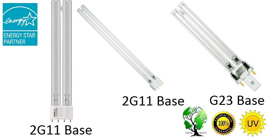 LSE LIGHTING Replacement UV UV-C Bulb Lamp for Oase Living Water | 9W 18W 36W | watt G23 2G11