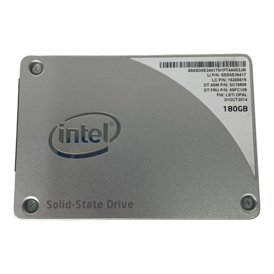 Intel Pro 1500 Series 180GB 2.5in SATA III SSD 00FC105 Tested - Image 1 of 4