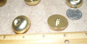 Buttons large gold shank buttons - Picture 1 of 5
