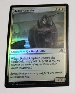 MTG Relief Captain 024 2X2 Double Masters 2022 Foil Common NM x1 - Picture 1 of 2