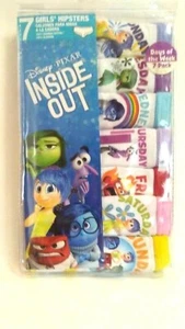 Disney Pixar Inside Out 7 Pair Pack Girls Hipster Panties Size 4 NIP underwear - Picture 1 of 1