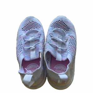 Oshkosh Shoes Toddler Girls Slip on Pink & White - Picture 1 of 5