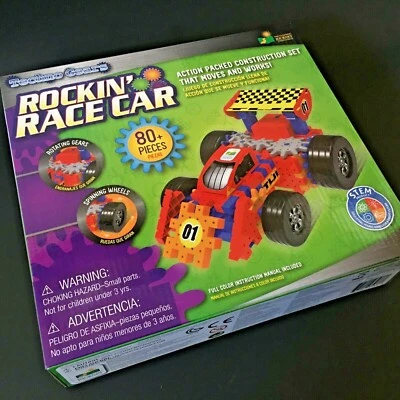 Techno Gears The Learning Journey Kids Rockin Racecar Kit 80+Pieces Piezas T-14 - Image 1 of 4