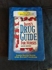 Davis's Drug Guide for Nurses by Vallerand & Deglin 9th Esition - Picture 1 of 2