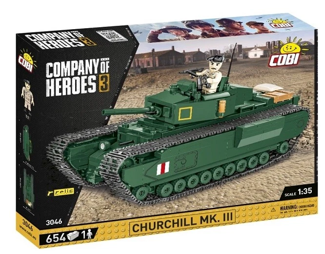 Cobi 3046 - Company Of Heroes 3 - Churchill MK. III - New - Image 1 of 1
