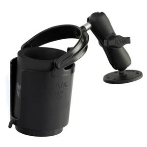 RAM Mount Drink Cup Holder with 1" Ball Round Drill Down Base RAM-B-102-132U - Picture 1 of 1