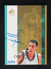 1999-00 SP Authentic Sign of the Times Gold /25 Mike Bibby #MB Auto