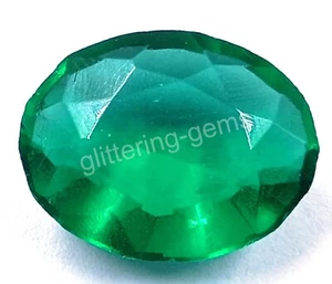 8,65 ct zertifizierter Sambia grüner Smaragd natürlicher ovaler Schliff Edelstein 25 P - Bild 1 von 6