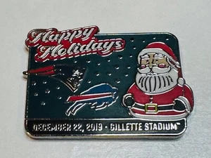 New England Patriots vs Buffalo Bills Game Day Pin December 22 2019 12/22/19 - Picture 1 of 2