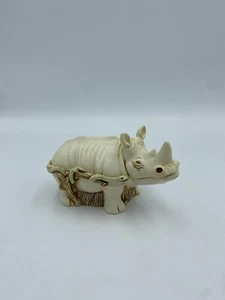 Harmony Kingdom Horn A Plenty Rhino Peter Calvesbert Treasure Jest TJLRH - Foto 1 di 10