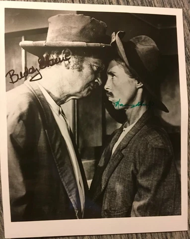 NANCY KULP & BUDDY EBSEN SIGNED   Autograph 8 X 10 Photo BEVERLY HILLBILLIES Cover