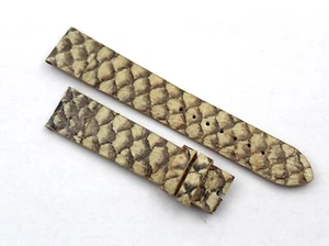 Cinturino Pelle Salmone Beige 18/16mm Watch Edizione Limitata Ottima Qualità New - Picture 1 of 4