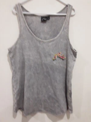 Top Rusty Singlet Mujer Talla 12 Gimnasio Ropa Activa Sin Mangas Correr Fitness Foto 1 de 4