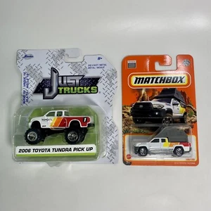 Jada Just Trucks 2006 Toyota Tundra & Matchbox 2016 Toyota Tacoma ~1:64 Diecast - Picture 1 of 7