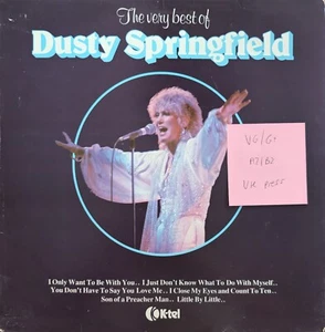 Dusty Springfield The Very Best Of Vinyl Record VG/G+ NE1139 1981 - Picture 1 of 2
