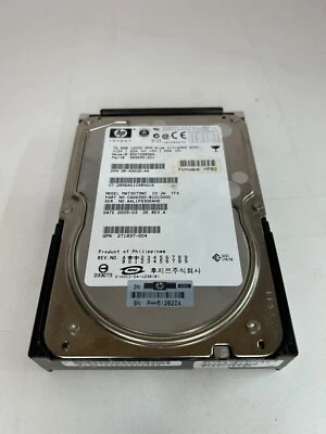 Used HP 72.8GB 10K Wide Ultra320 SCSI Hard Drive BD0728856A 365695-001 - Image 1 of 3